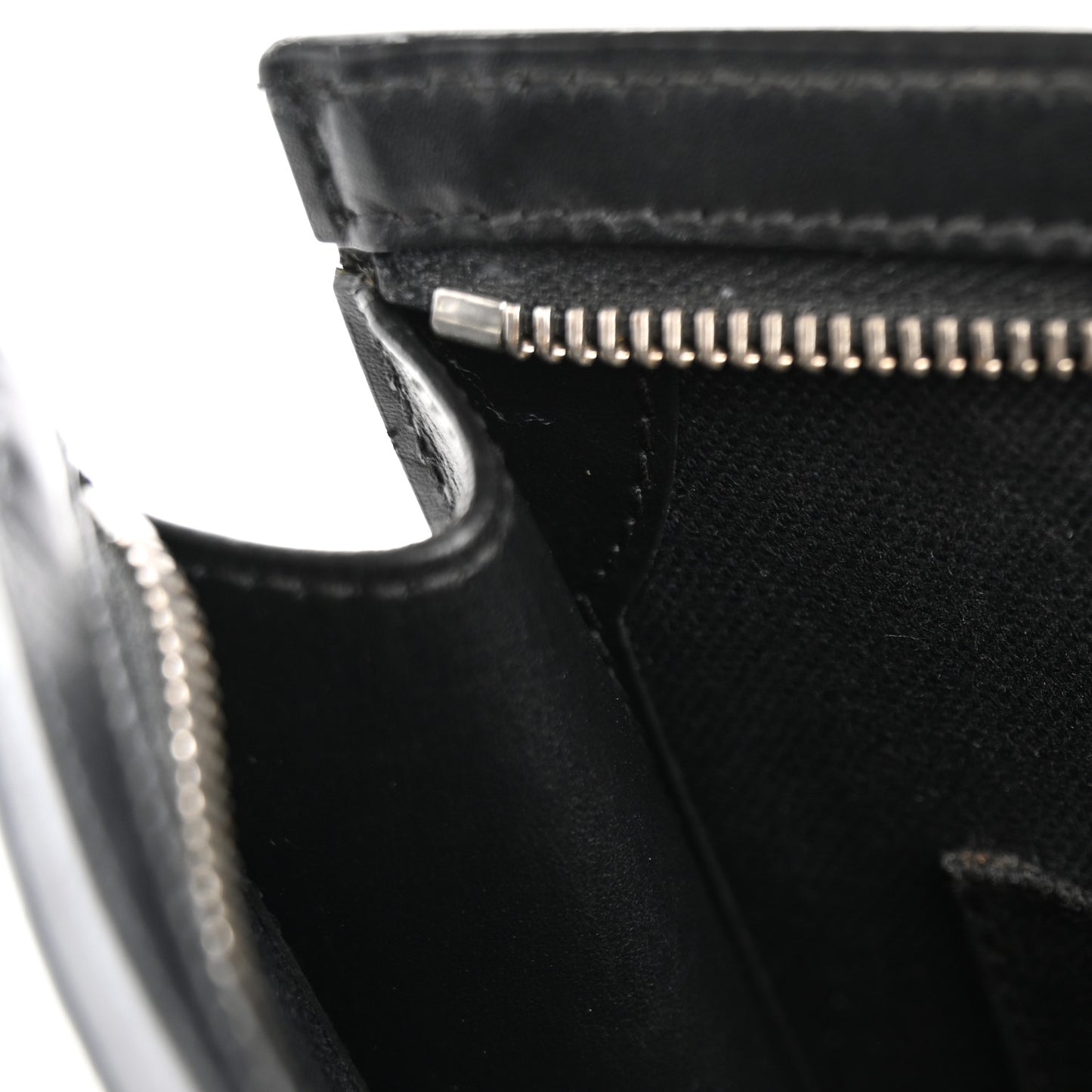 GG Supreme Monogram Selleria Calfskin Web New Web Cosmetic Case Black