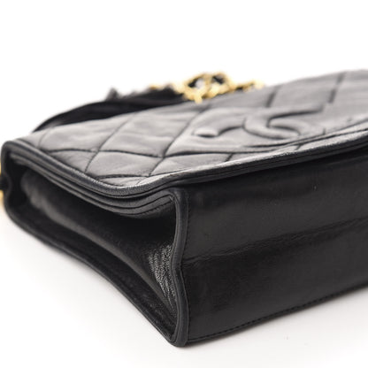Chanel Lambskin Quilted Small Tassel Single Flap Black 6 of 11