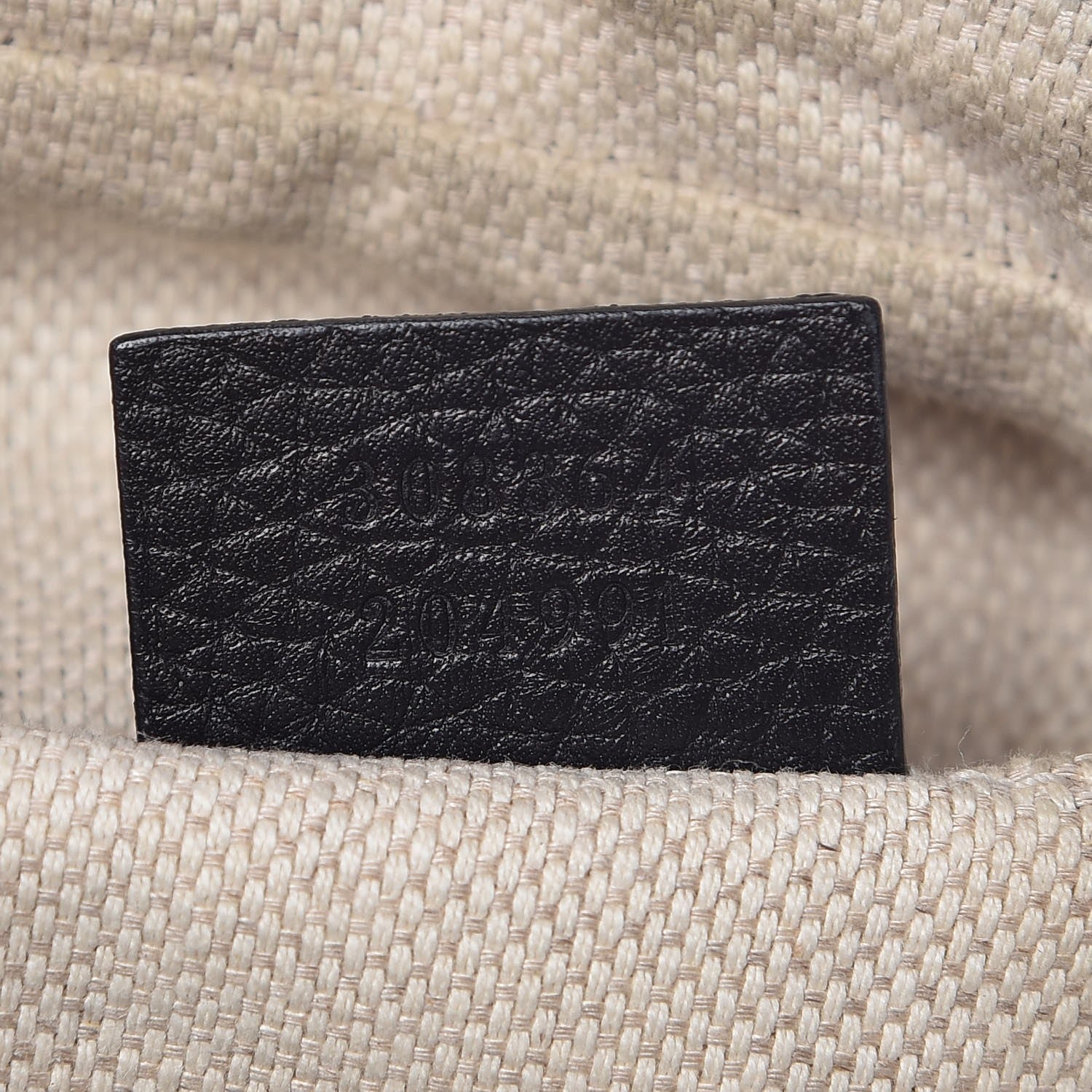 Gucci Pebbled Calfskin Small Soho Disco Bag Black 7 of 7