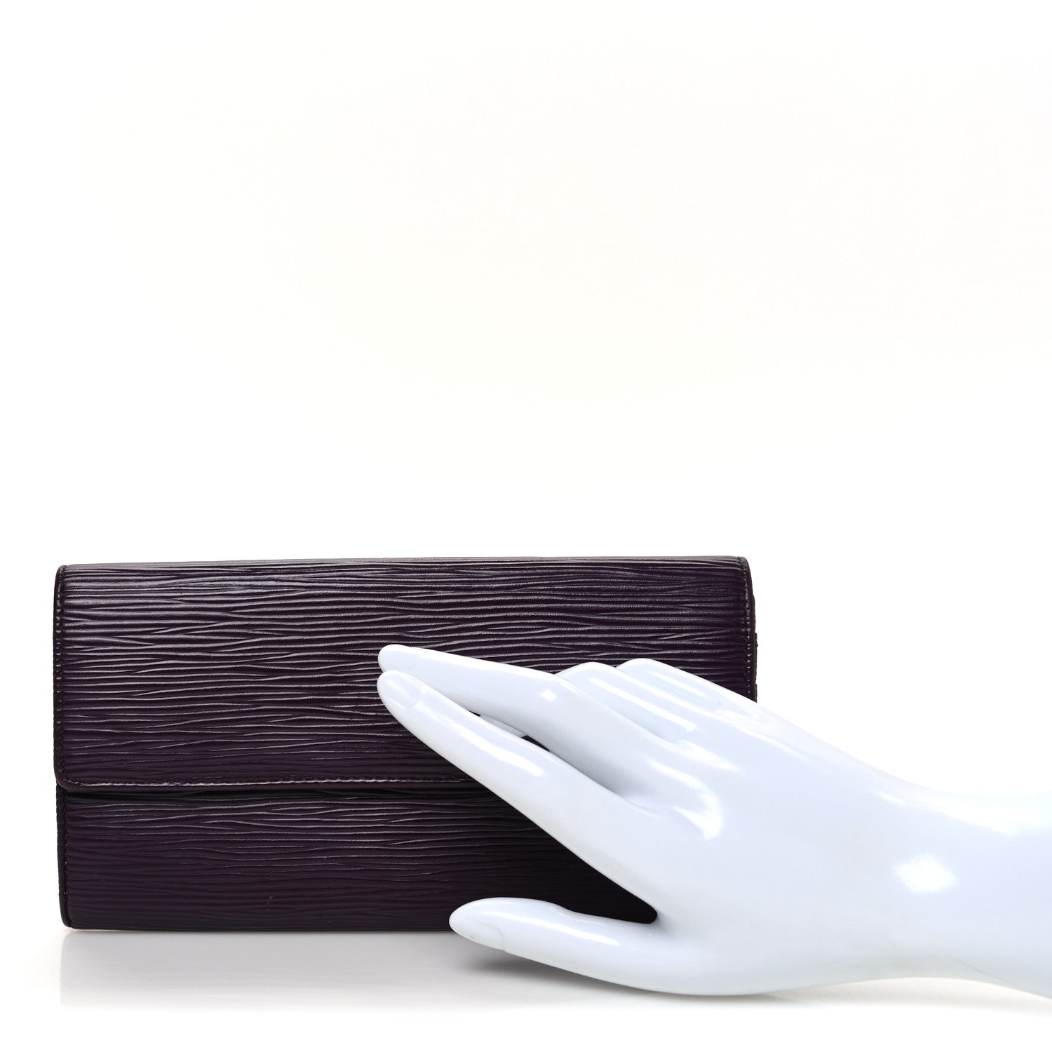 Louis Vuitton Epi Sarah Wallet Cassis 2 of 8
