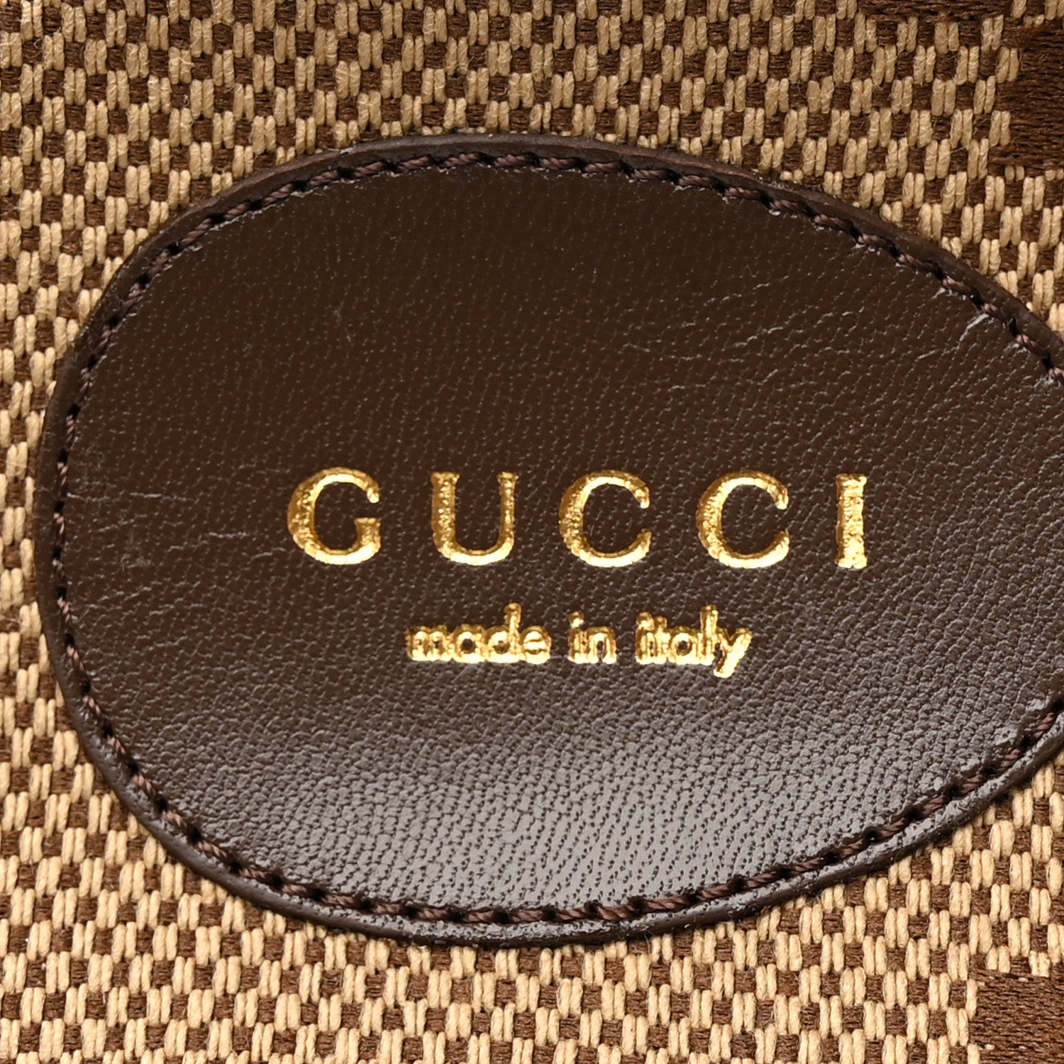 Gucci Monogram Jumbo GG Nappa Samoa Platform 40mm Slide Sandals 35 Camel Ebony New Acero 8 of 13
