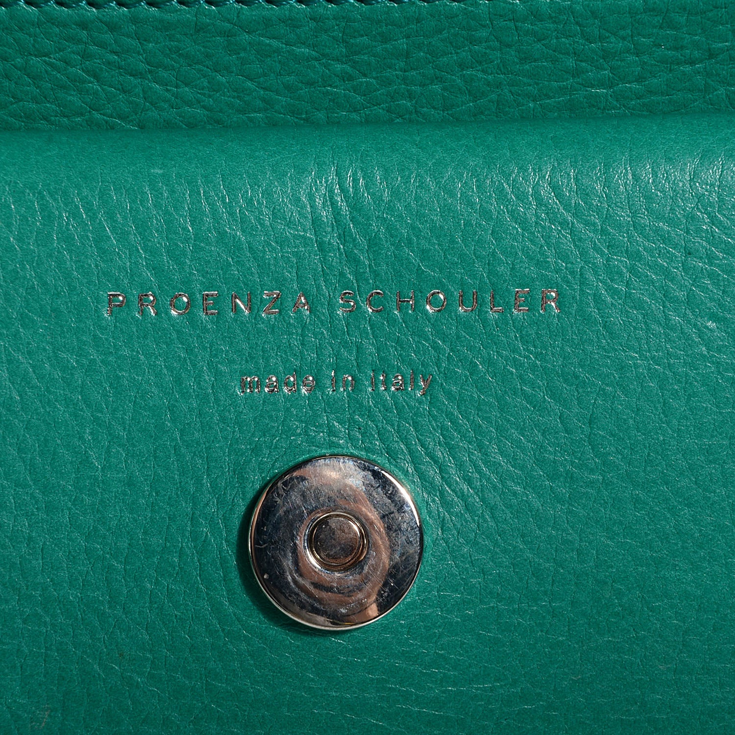 Proenza Schouler Leather PS11 Classic Shoulder Bag Emerald 8 of 10