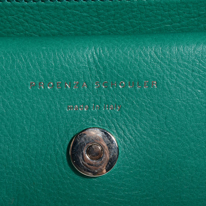 Proenza Schouler Leather PS11 Classic Shoulder Bag Emerald 8 of 10