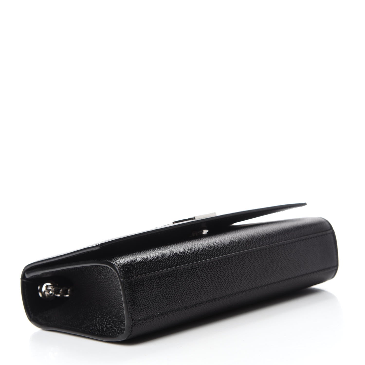 Saint Laurent Grain De Poudre Small Monogram Kate Satchel Black 4 of 10