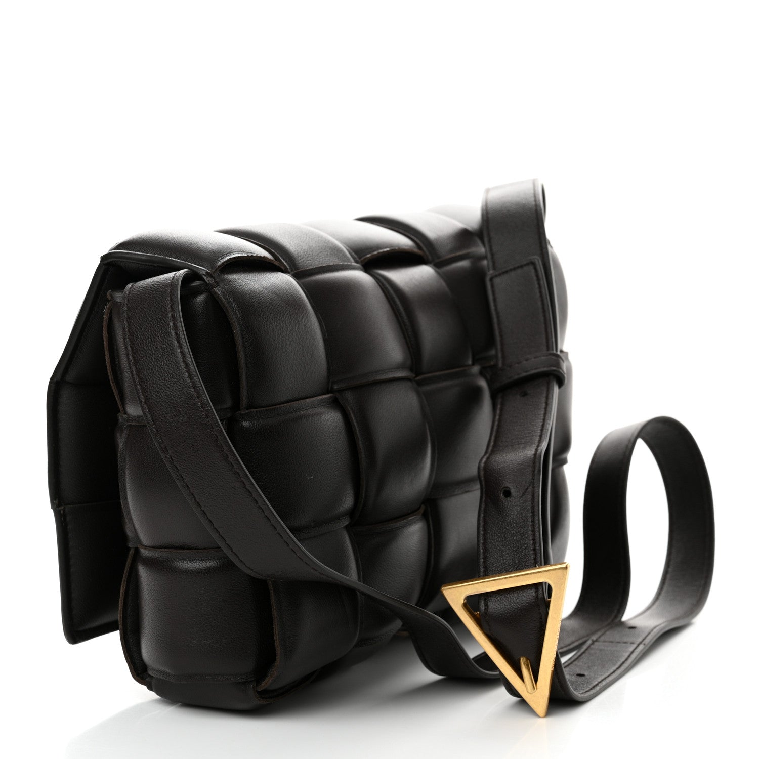 Bottega Veneta Nappa Maxi Intreccio Padded Cassette Crossbody Bag Fondente 3 of 15