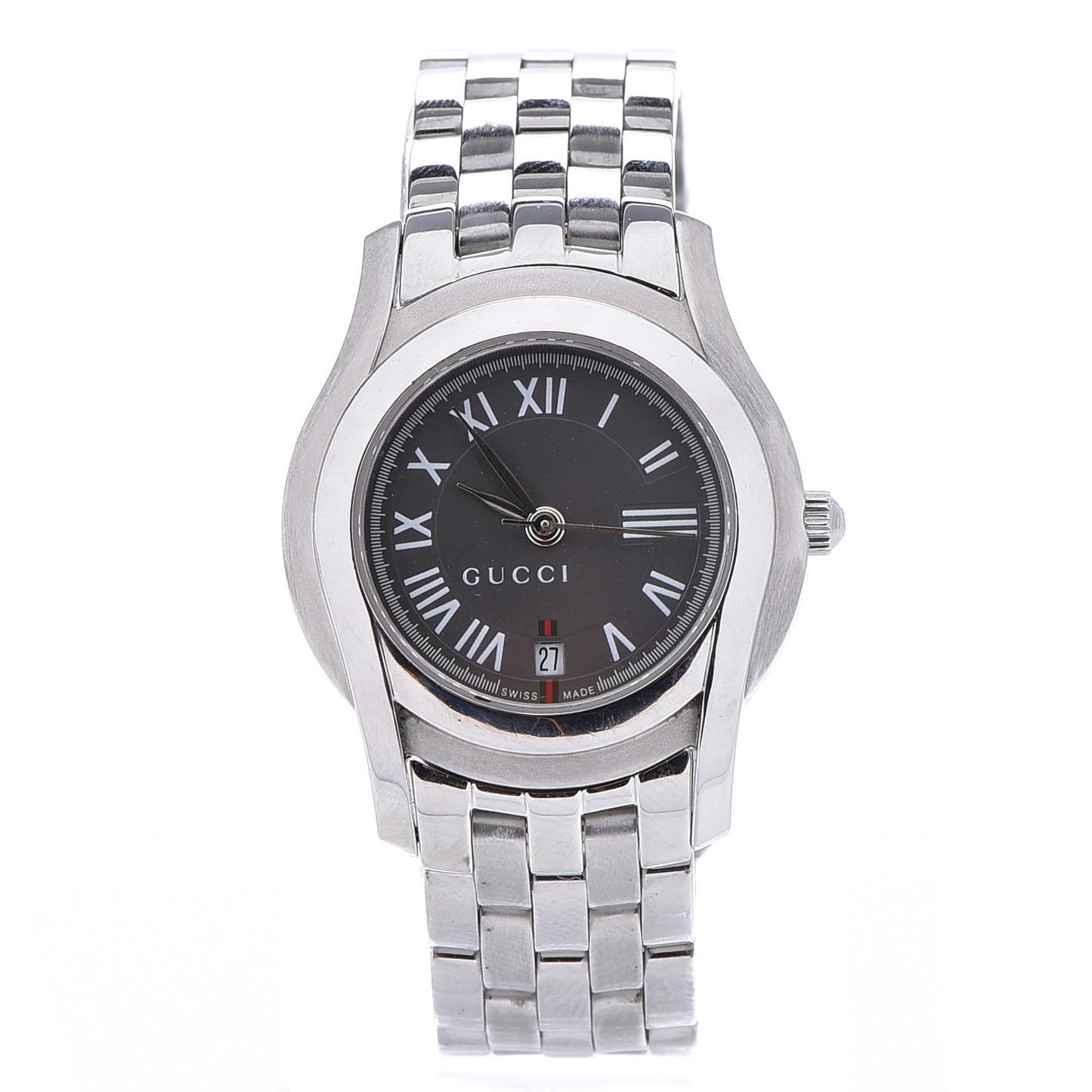 Stainless Steel 27mm 5500L Quartz Watch Black