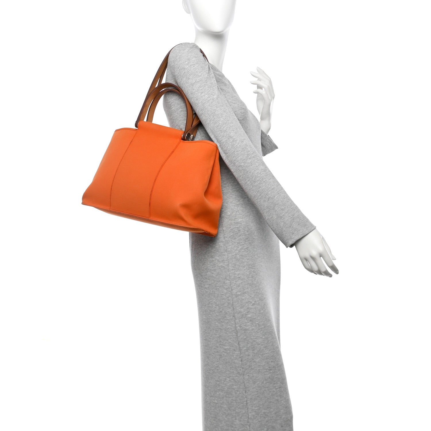 Hermes Toile Cabag 39 Orange 2 of 10