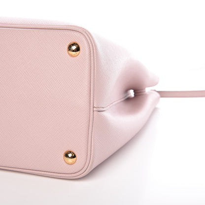 Prada Saffiano Cuir Medium Double Bag Mughetto 6 of 10