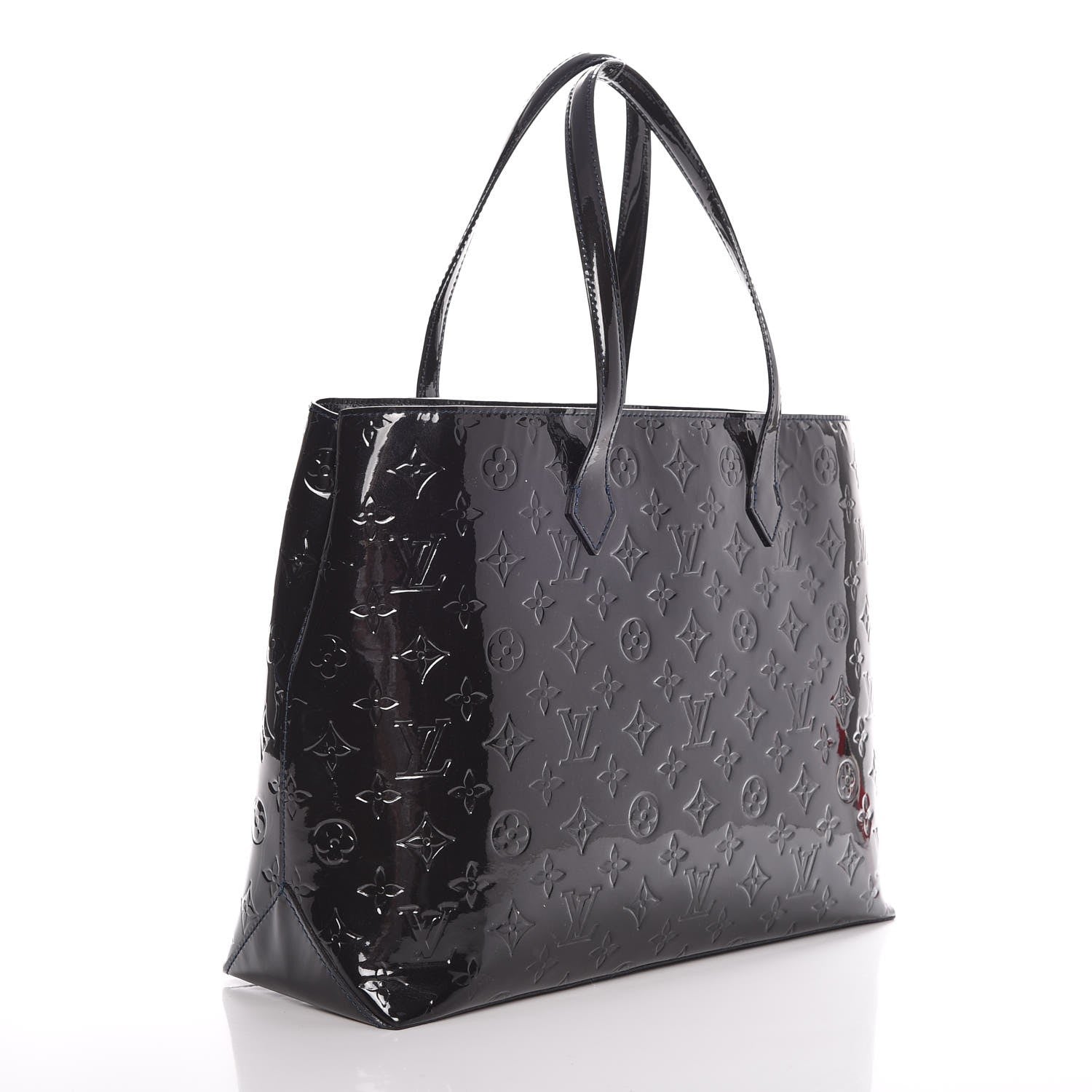 Louis Vuitton Vernis Wilshire MM Blue Infini 3 of 7