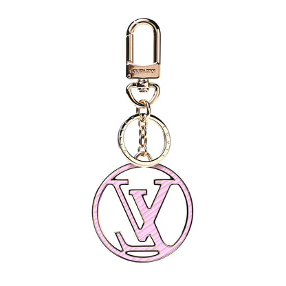 Louis Vuitton Epi LV Circle Bag Charm Key Holder Red Pink 2 of 3