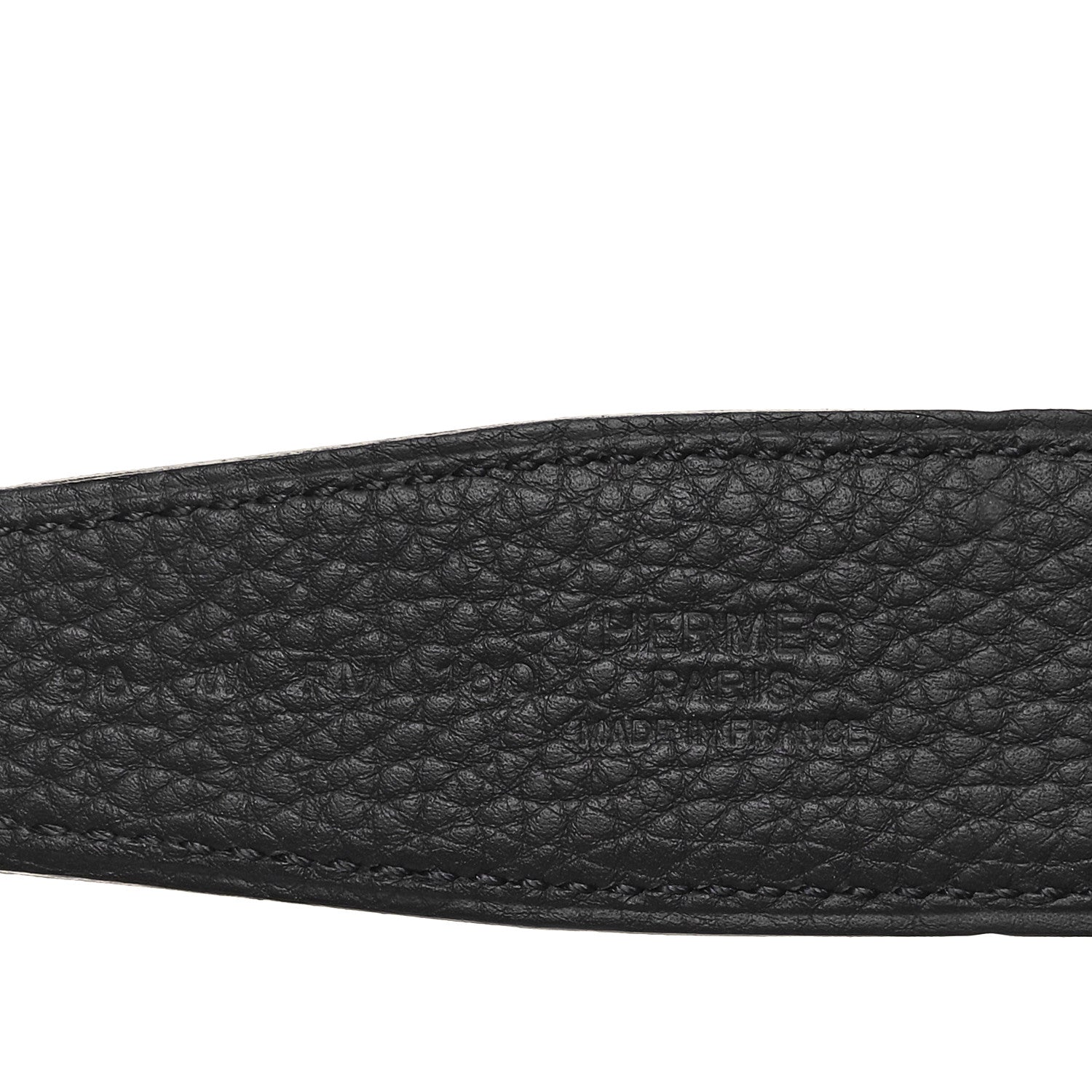 Hermes Box Togo 38mm H d'Ancre Belt 90 36 Black Bleu Nuit 5 of 7