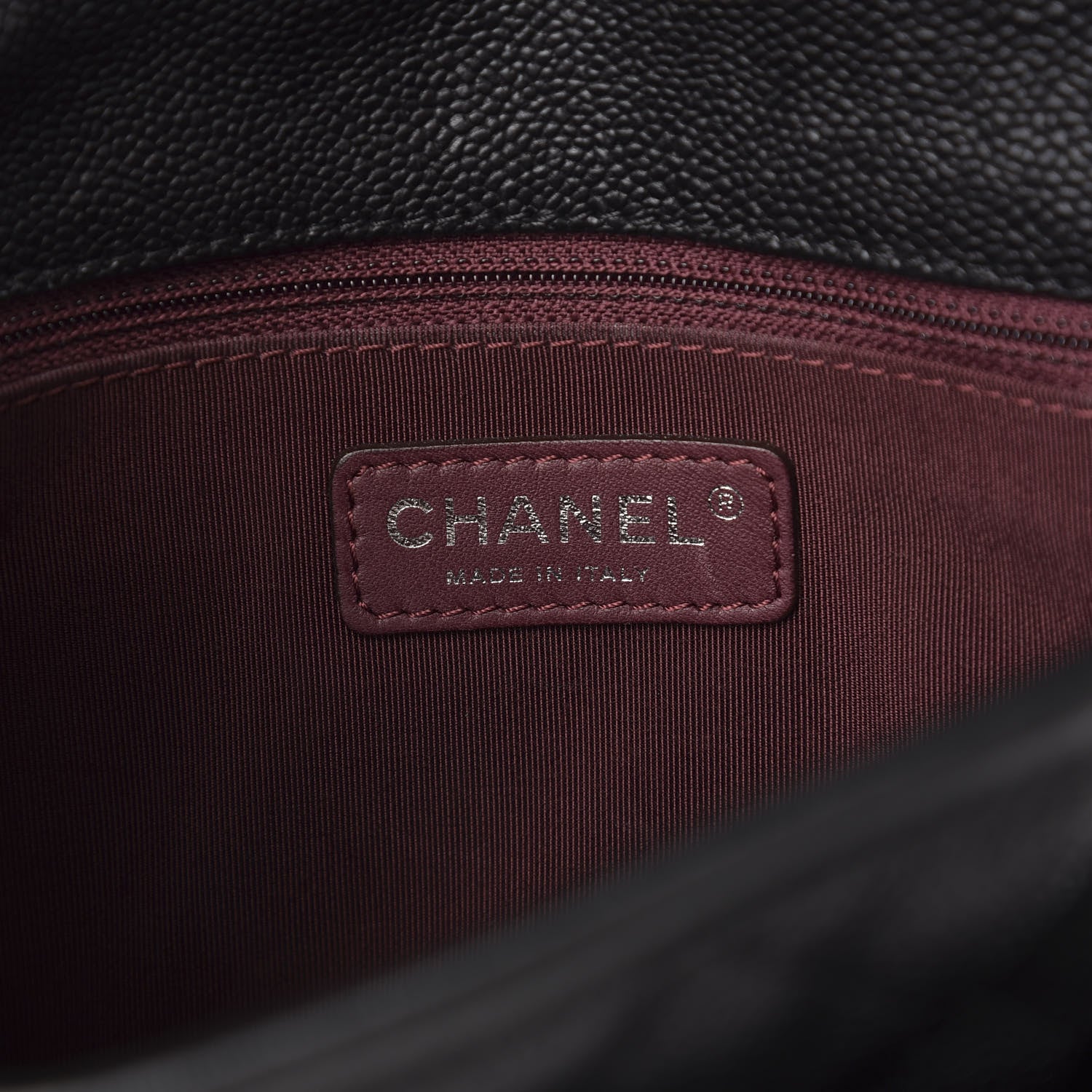 Chanel Caviar Quilted Mini French Riviera Flap Black 6 of 11