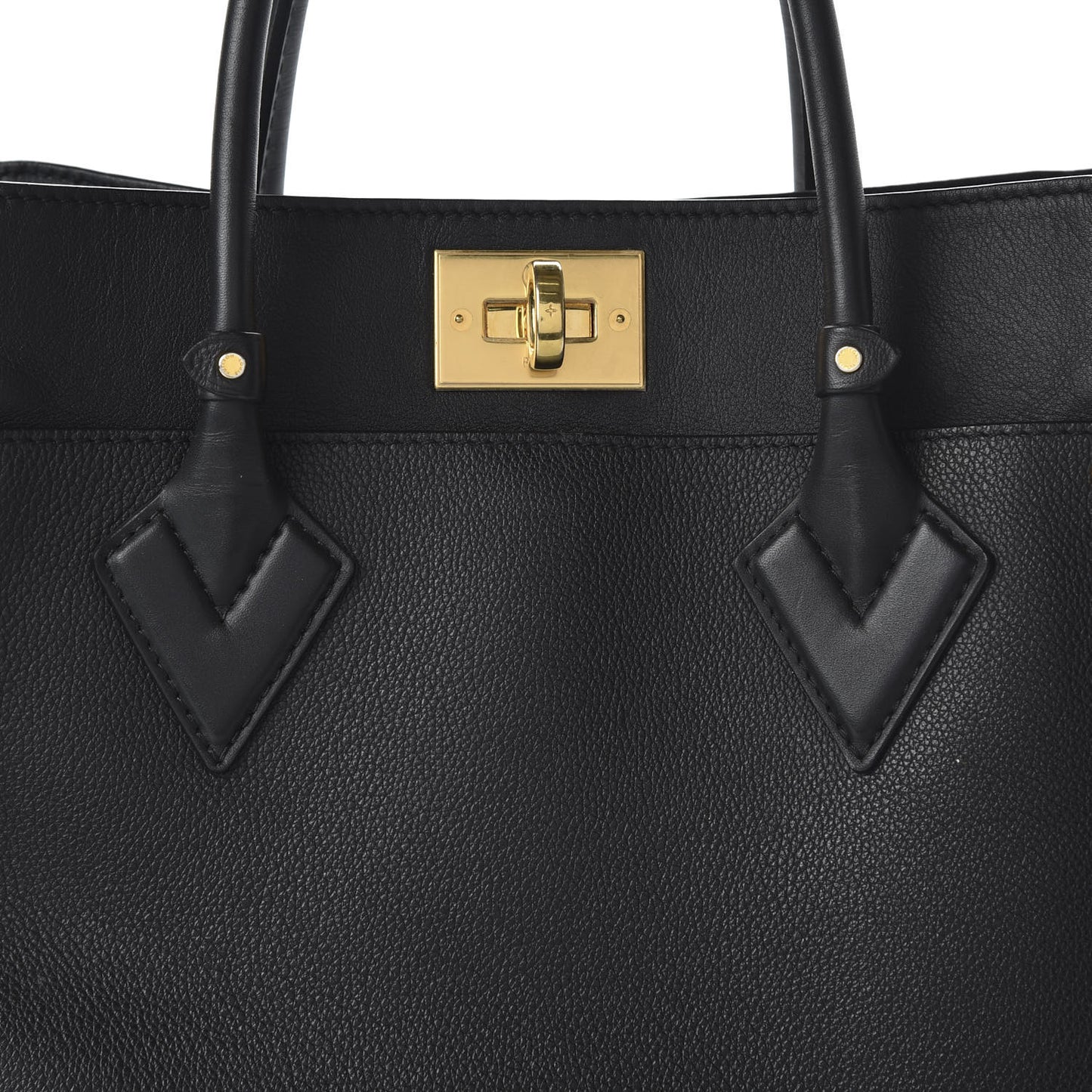 Calfskin Monogram Tufting On My Side Black
