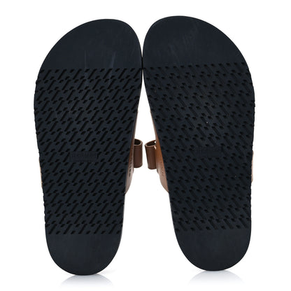 Hermes Calfskin Womens Chypre Sandals 38 Naturel 7 of 13