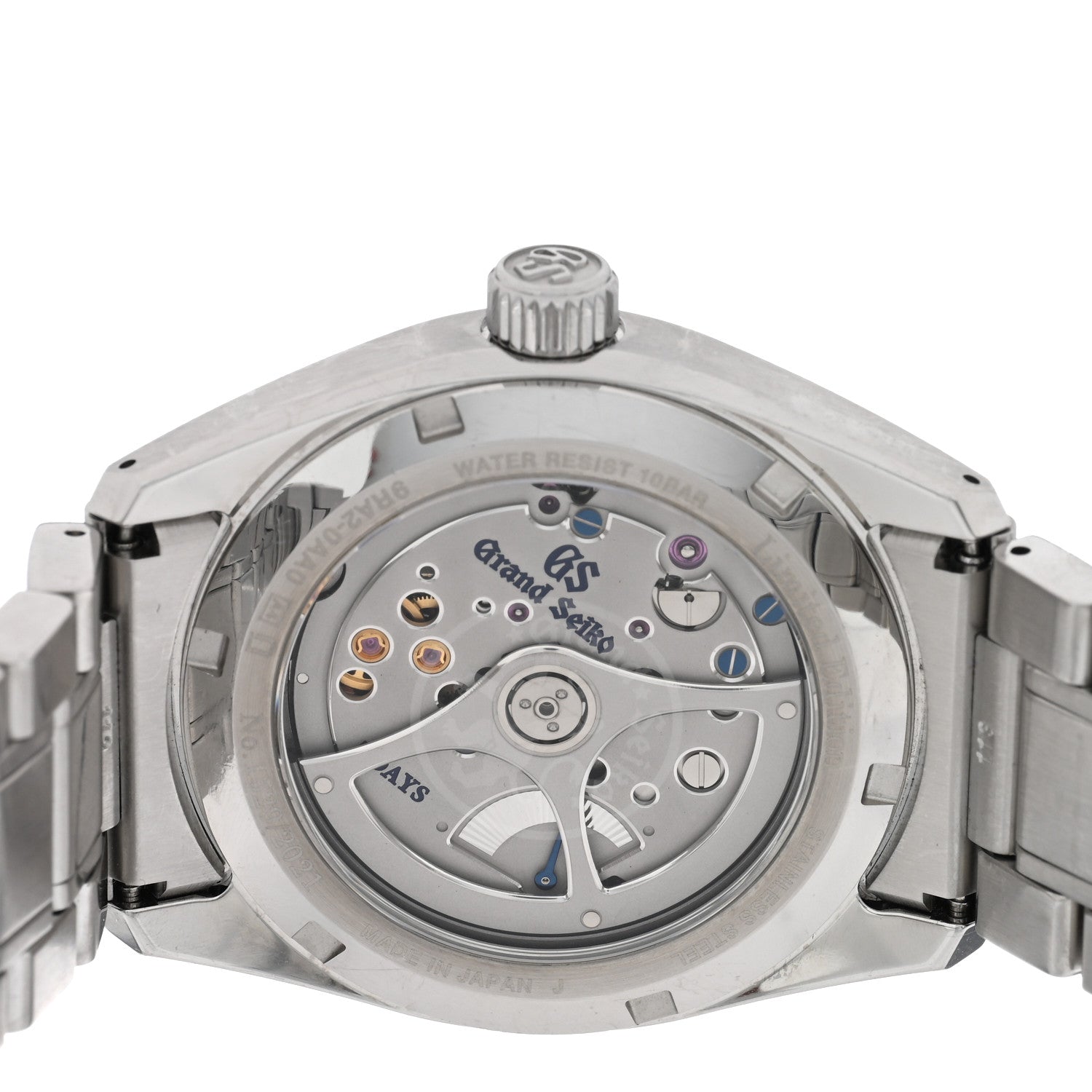 Grand Seiko Stainless Steel 40mm Evolution 9 Spring Drive Automatic Watch Blue SLGA007 4 of 4