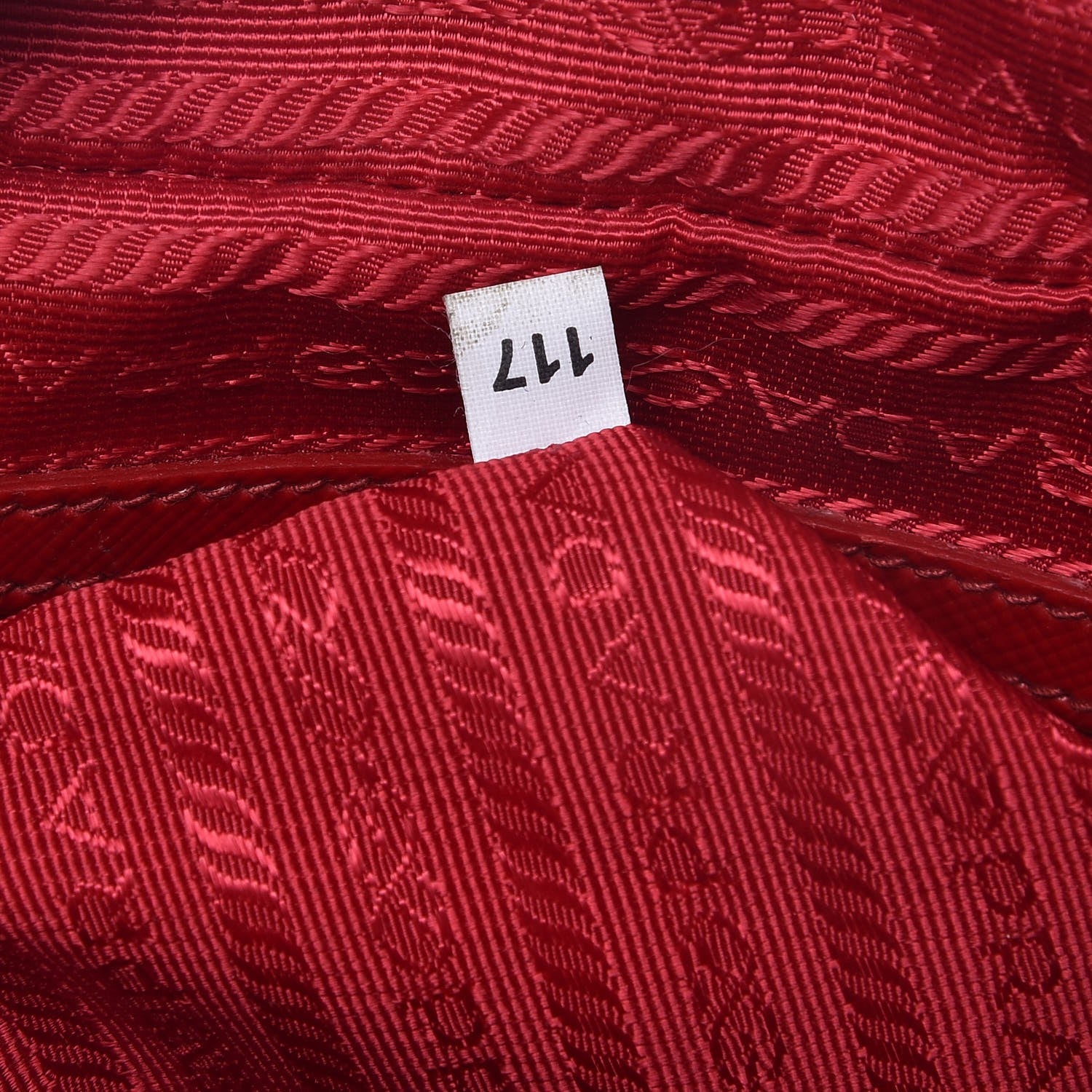 Prada Saffiano Vernice Floral Bauletto Bag Rosso Bianco 8 of 12