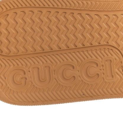Gucci Calfskin GG Monogram Womens Platform 55mm Sneakers 42 Hezelnut Beige Ebony Mystic White 7 of 13