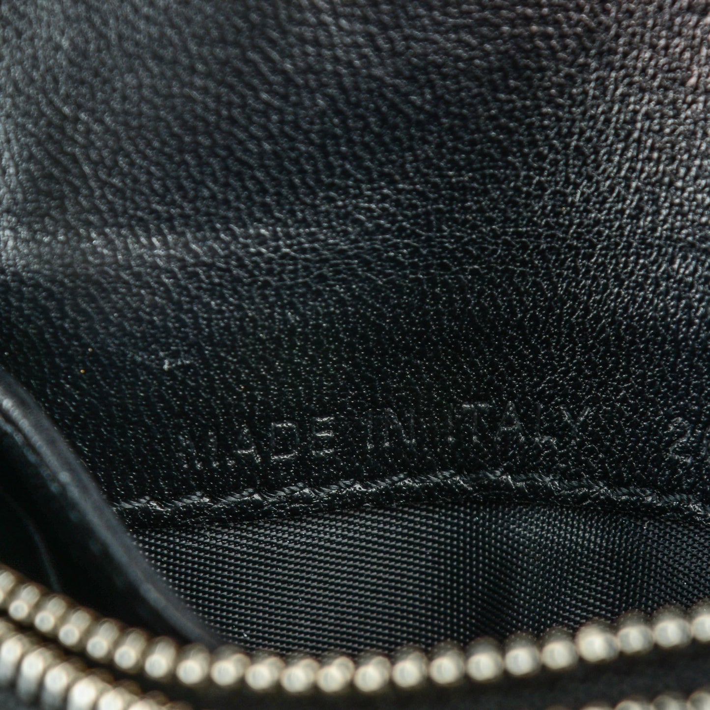 Lambskin Cannage Diorama Compact Wallet Black