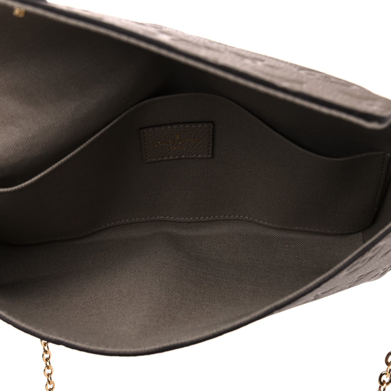 Louis Vuitton Empreinte Pochette Felicie Chain Wallet Tourterelle 5 of 9