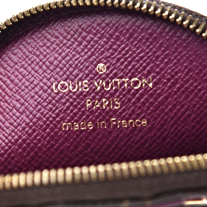 Louis Vuitton Monogram Totem Round Coin Purse Magenta 5 of 6