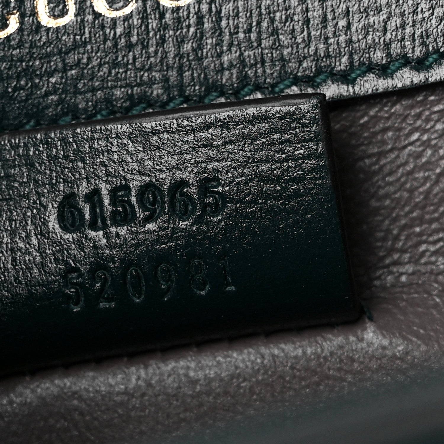 Gucci Azalea Calfskin Mini Sylvie 1969 Flap Messenger Bag Green 7 of 10