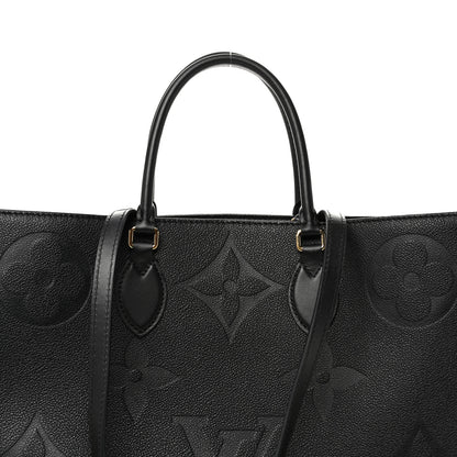 Louis Vuitton Empreinte Monogram Giant Onthego GM Black 7 of 9