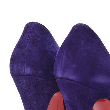 Christian Louboutin Suede Aborina 150 Pumps 40 Violette 5 of 16