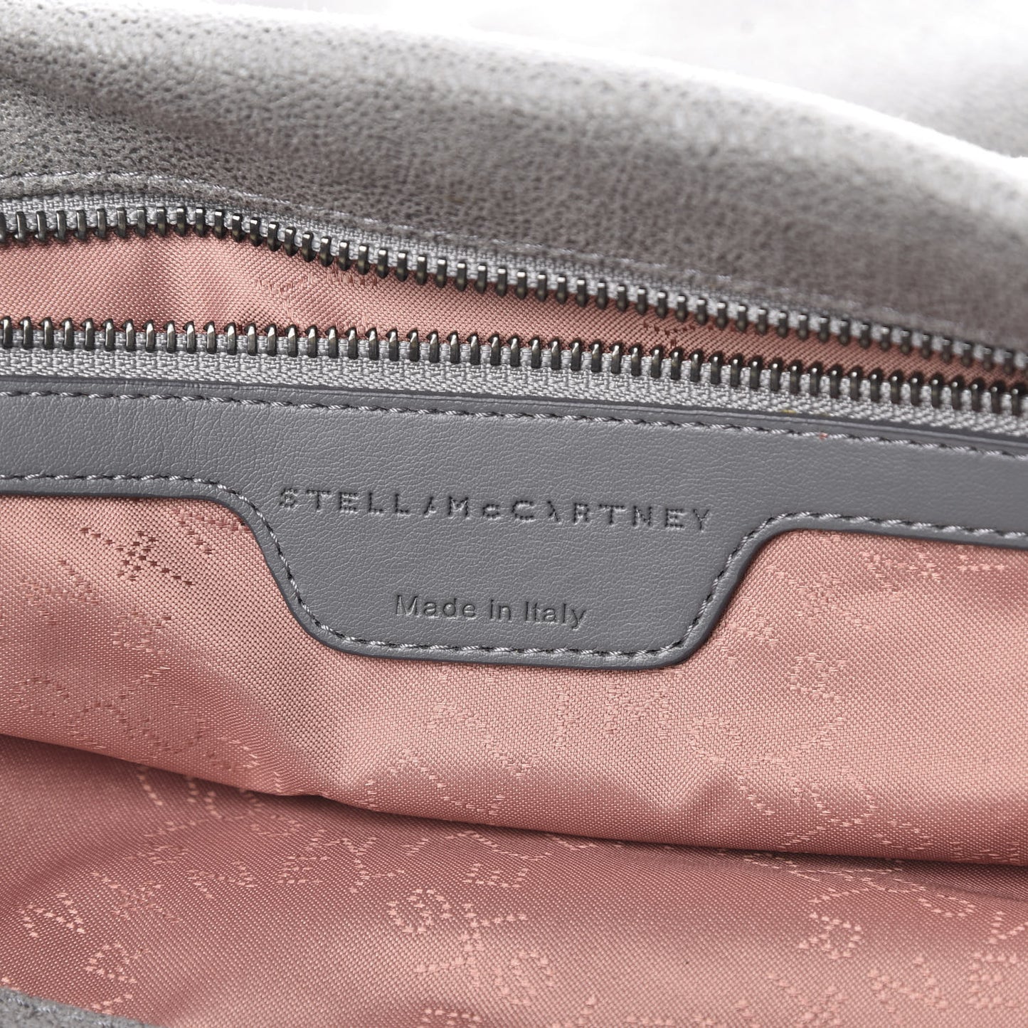 Shaggy Deer Falabella Fold Over Tote Grey