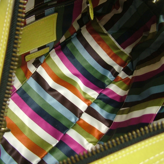 COACHLeatherLegacyEllieLimeGreen11158