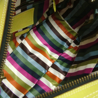 FASHIONPHILE COACHLeatherLegacyEllieLimeGreen11158 7 of 9