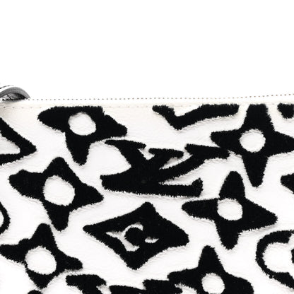 Louis Vuitton X UF Tufted Monogram Pochette Accessories White Black 8 of 11
