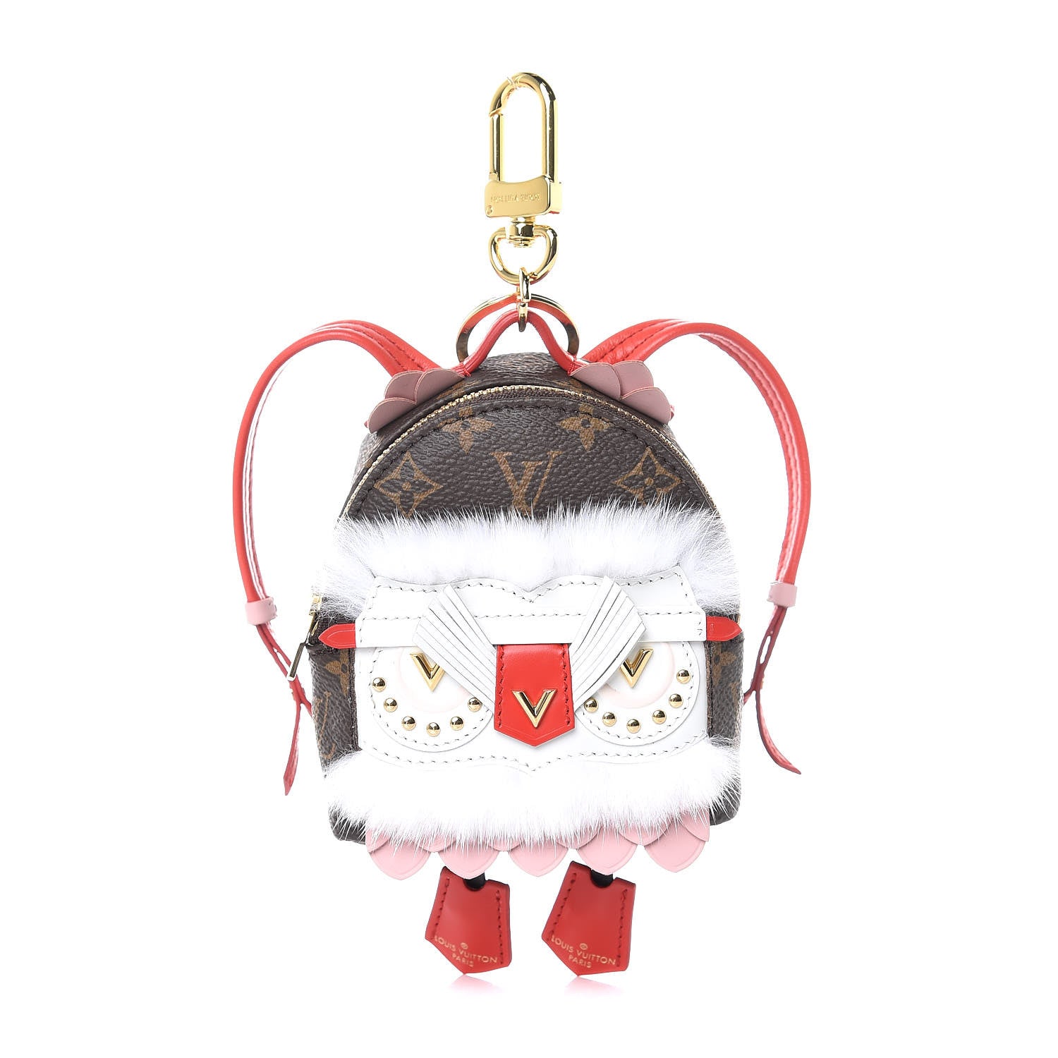 Louis Vuitton Monogram Wild Bag Palm Springs Bag Charm Key Holder 1 of 7