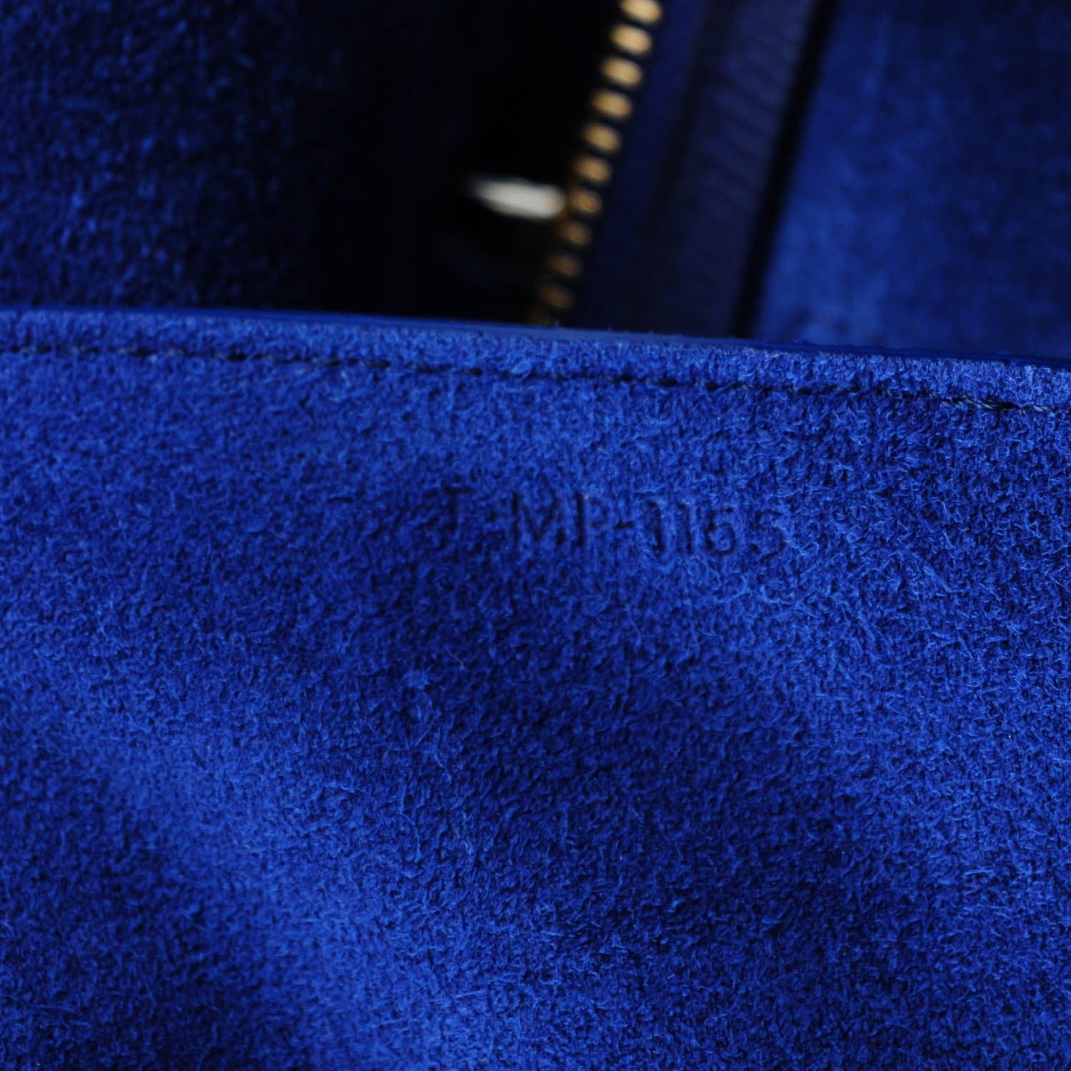 Celine Grained Calfskin Small Belt Bag Indigo 7 of 7