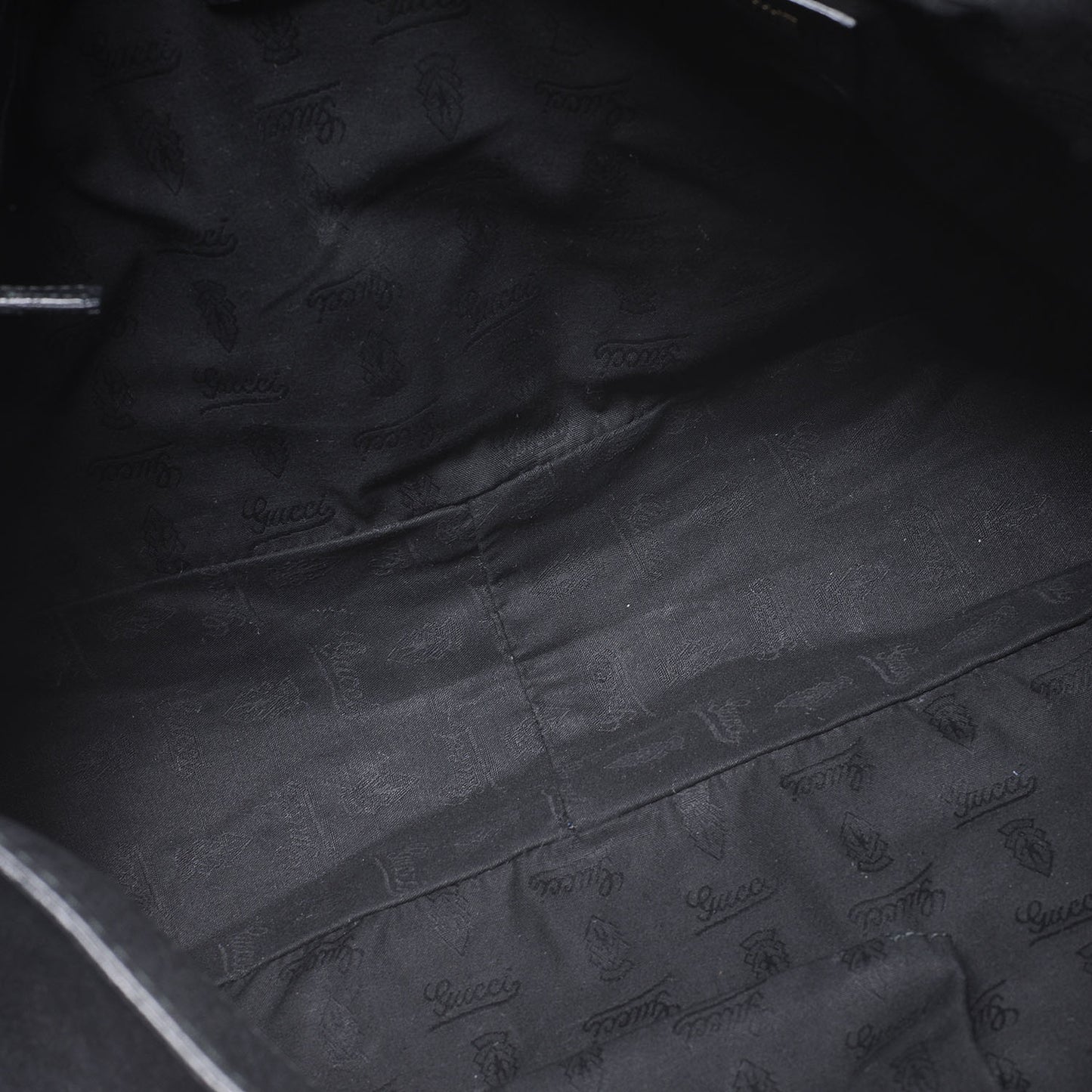 Suede G Square Medium Shoulder Bag Black