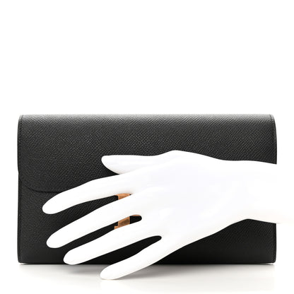 Hermes Epsom Constance Long Wallet Black 2 of 8