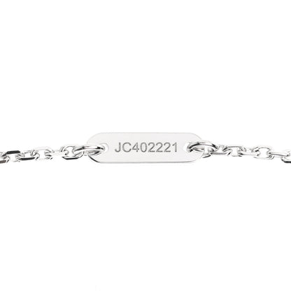 Van Cleef & Arpels 18K White Gold Turquoise Sweet Alhambra Butterfly Pendant Necklace 6 of 7