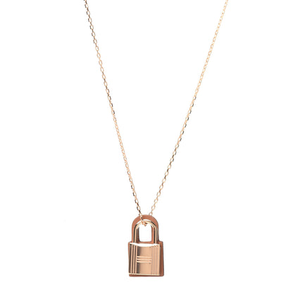 Hermes Swift Small O'Kelly Pendant Necklace Gold 1 of 7