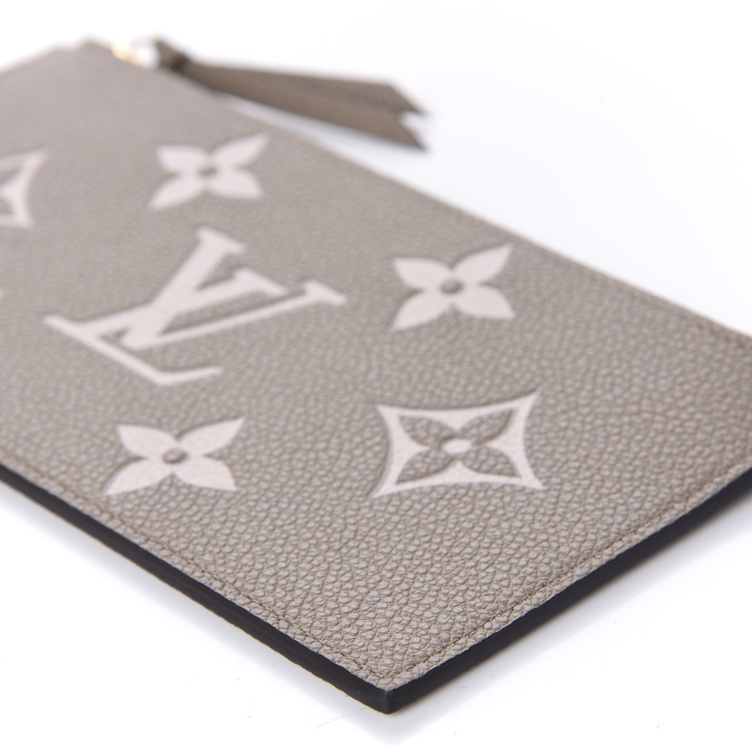 Louis Vuitton Empreinte Monogram Giant Pochette Felicie Zippered Insert Tourterelle Creme 7 of 8