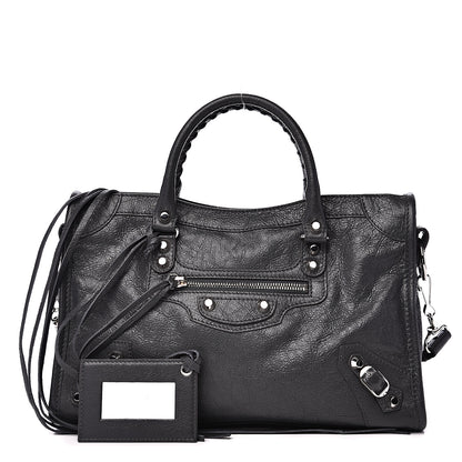 Balenciaga Agneau Classic Silver Hardware S City Gris Fossile 1 of 8