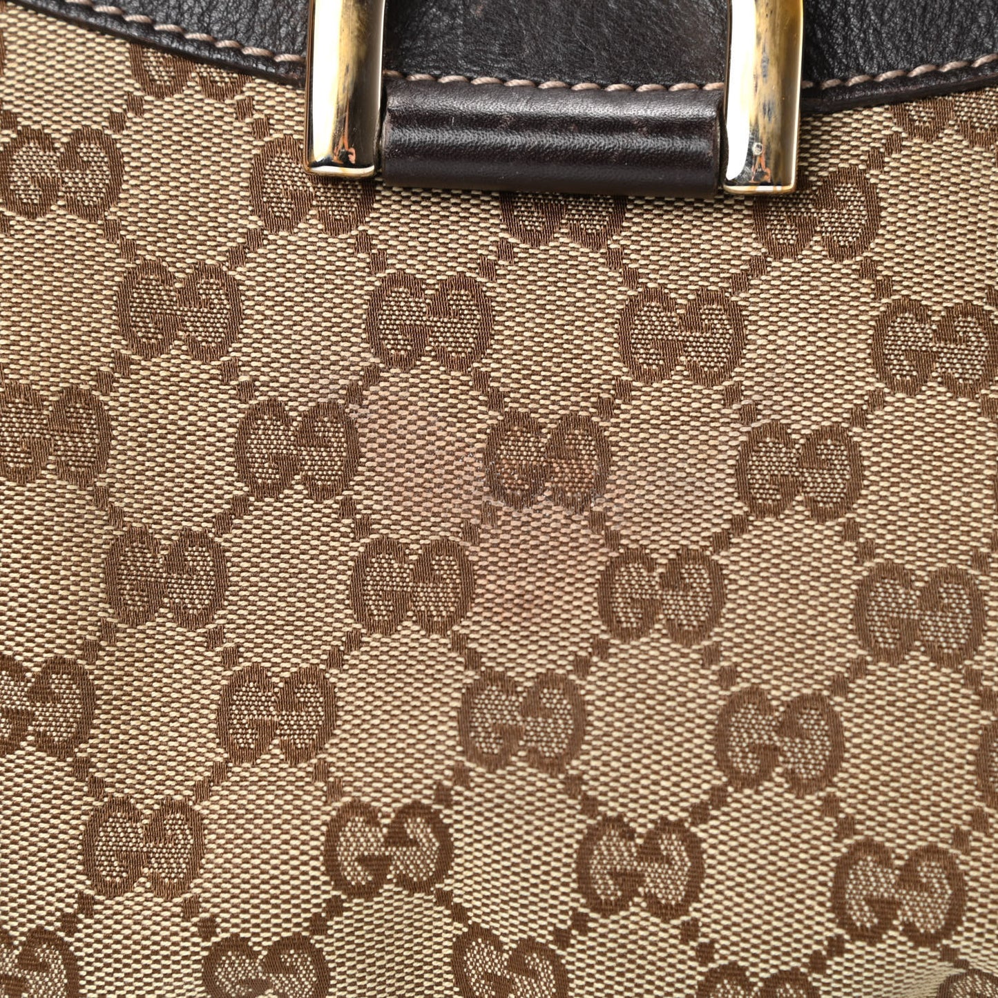 Monogram Large D Gold Hobo Dark Brown
