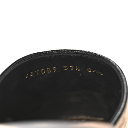 Gucci X MLB Monogram NY Yankees Embroidered Womens GG Slippers 37.5 Beige Ruggine 8 of 9
