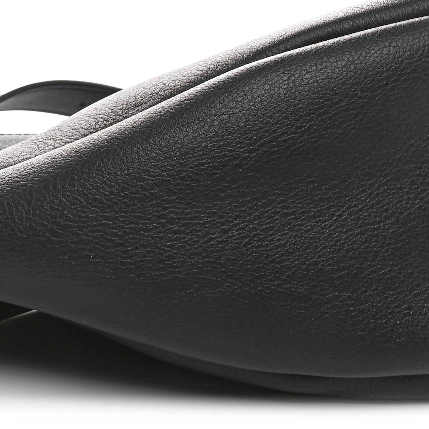 The Row Smooth Calfskin Small Slouchy Banana Bag Black 9 of 10