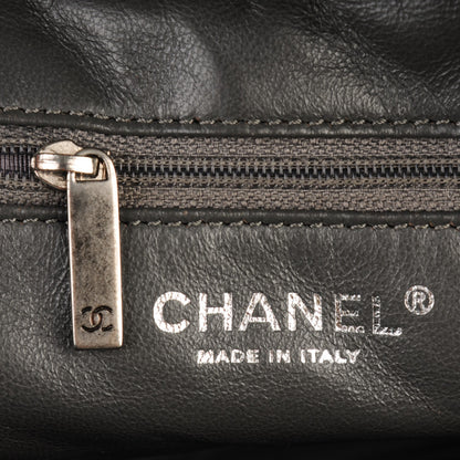 Chanel Aged Calfskin Quilted Large Reissue Camera Case Grey 7 of 7