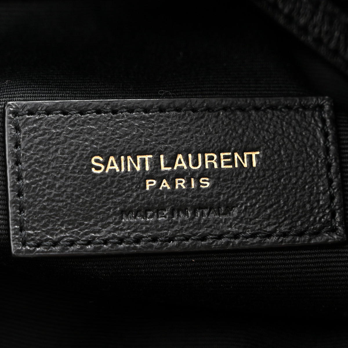 Lambskin Matelasse Monogram Large Jamie 4.3 Pochon Black
