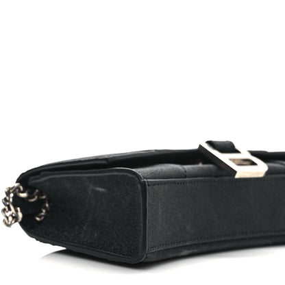 Balenciaga Glitter Fabric Hourglass Chain Bag Black 7 of 11