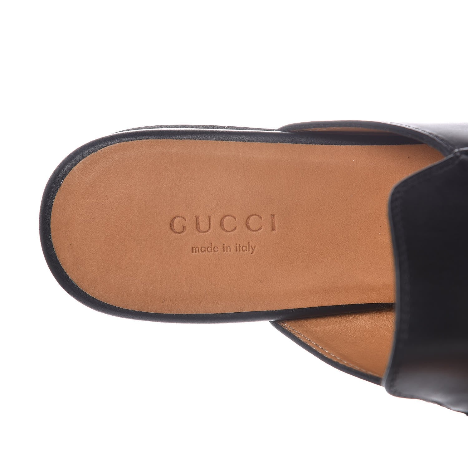 Gucci Calfskin Womens Princetown Slippers 37 Black 5 of 9