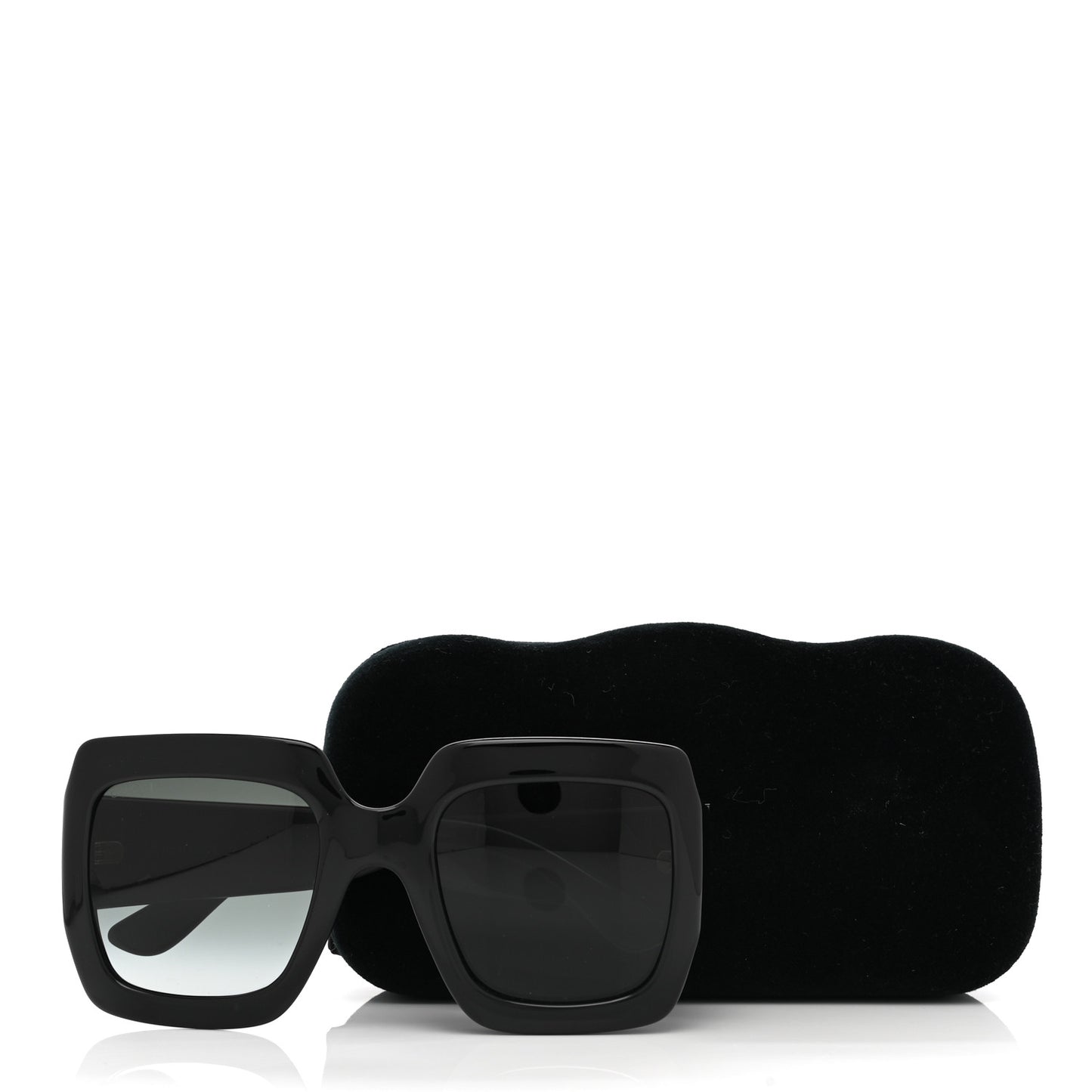 Acetate Square Frame Sunglasses GG0053S Black