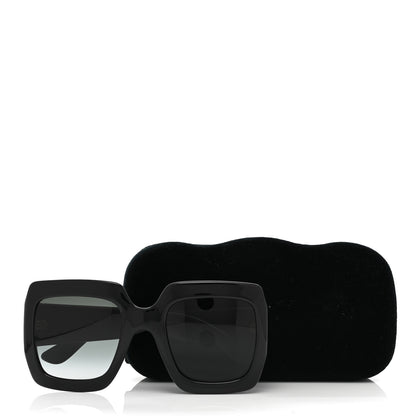 Gucci Acetate Square Frame Sunglasses GG0053S Black 8 of 8
