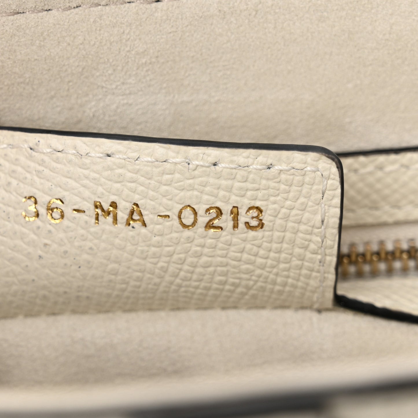 Grained Calfskin Saddle Bag With Strap Latte