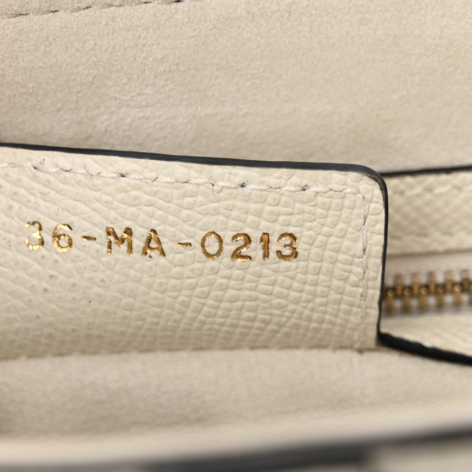 Christian Dior Grained Calfskin Saddle Bag With Strap Latte 7 of 10